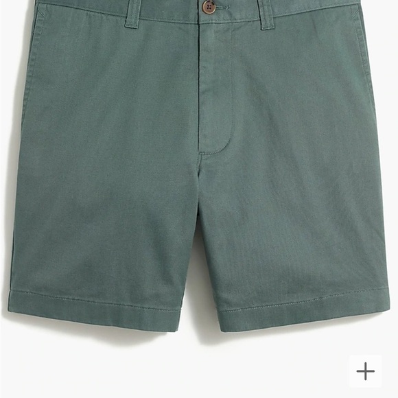 NWOT j crew 7" flex chino short Dark Eucalyptus - Picture 5 of 7